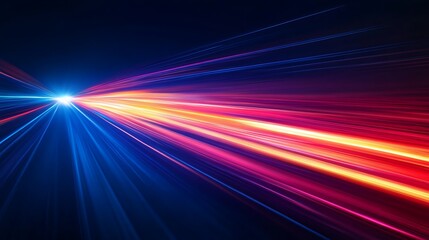 Abstract Light Trails: A Blast of Speed