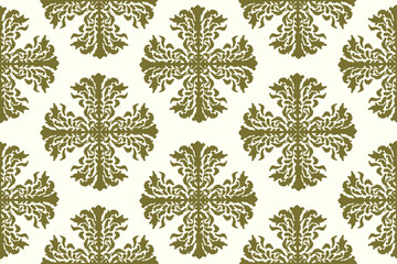 Beautiful Ethnic abstract ikat art. Seamless pattern in tribal,folk embroidery,and Mexican style.Aztec geometric art ornament print.Design for carpet,wallpaper, clothing,wrapping,fabric,cover