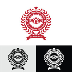 Martial Arts Logo Design Template