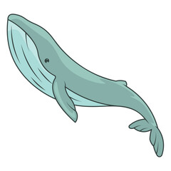 Whale Sticker