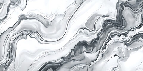 Abstract black and white marble texture background.