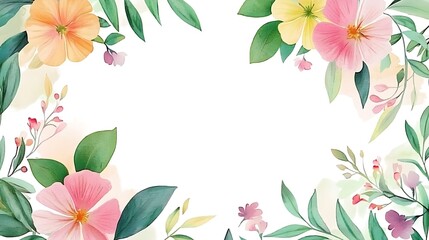 Watercolor Floral Art