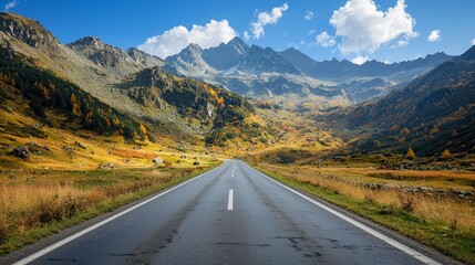 Fototapeta premium Transfagarasan in autumn