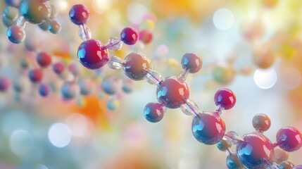 A 3D molecular structure of saxagliptin hydrochloride, an anti-diabetic medication, displaying its chemical formula as seen through a microscope, highlighting the arrangement of atoms and bonds.