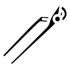 Pliers Icon Illustration. Workshop Working Tools.