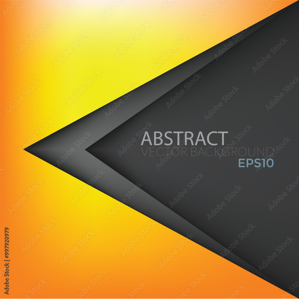 Poster graphic geometric triangle overlap vector layer background for text and message design