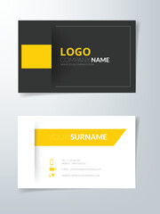 Business card flyer business brochure vector graphic with space for text and message design