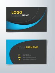 Business card flyer business brochure vector graphic with space for text and message design