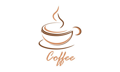Unique Coffee logo design template