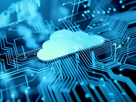 Cloud solutions - An abstract representation of cloud computing