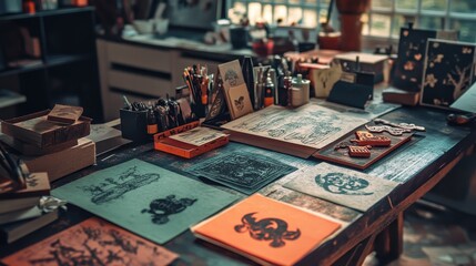 Halloween DIY: Spooky Stamps and Paper for Handmade Cards