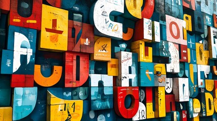 Create a shirt that represents the bond of diverse languages within your community, integrating multilingual typography into a cohesive and unified design, focus on, linguistic theme, dynamic