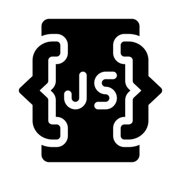 JavaScript Logo glyph icon