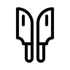 Knife line icon