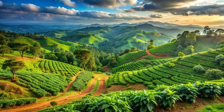 Kodagu District in Karnataka boasts a stunning landscape, characterized by lush greenery and sprawling coffee