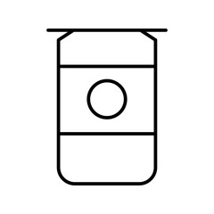 Soft drink line icon