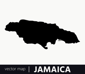 High Detailed Vector Map - Jamaica	