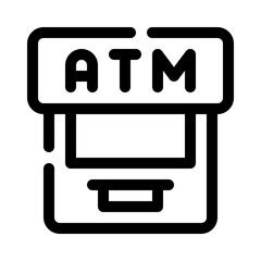 ATM line icon