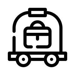 Bellhop line icon