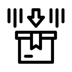 Package line icon