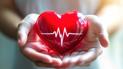 The Heart Symbol in Hands