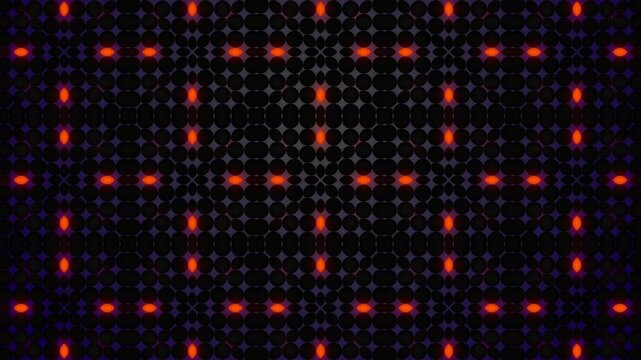 gold circle light. glitter combined with a black background. 3D Animation