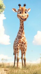 Obraz premium Giraffe in the wild