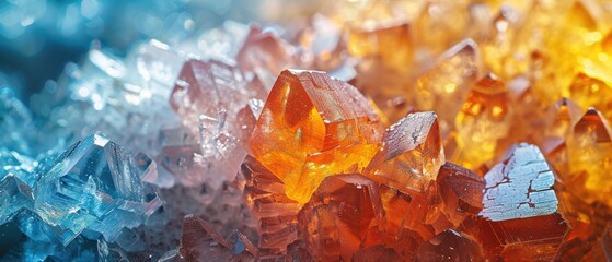 Vivid Crystal Texture in High Resolution Detail