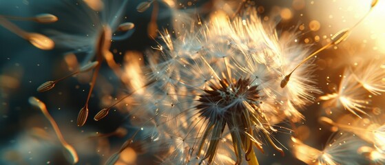 Exploding Dandelions in Stunning Detail
