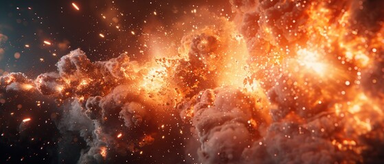 Fototapeta premium Vibrant Abstract Explosion in Quality