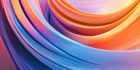 Fototapeta premium Abstract color Wave Vector Illustration with Circular Patterns and Colorful Elements, Perfect for Business Wallpaper and Artistic Backdrop