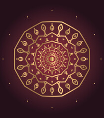 Color Mandala design