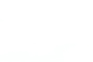 White cloud isolate on transparent background