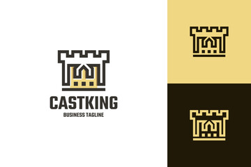 castle king logo vector
