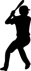 Baseball Player Silhouette