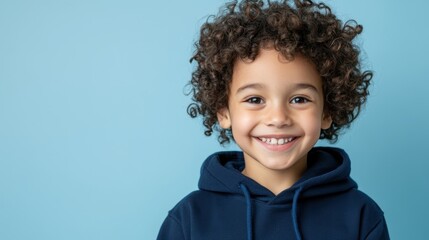 The Smiling Child in Hoodie