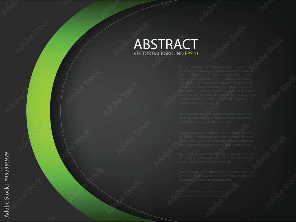 Poster graphic vector curve line overlap background for text and message design