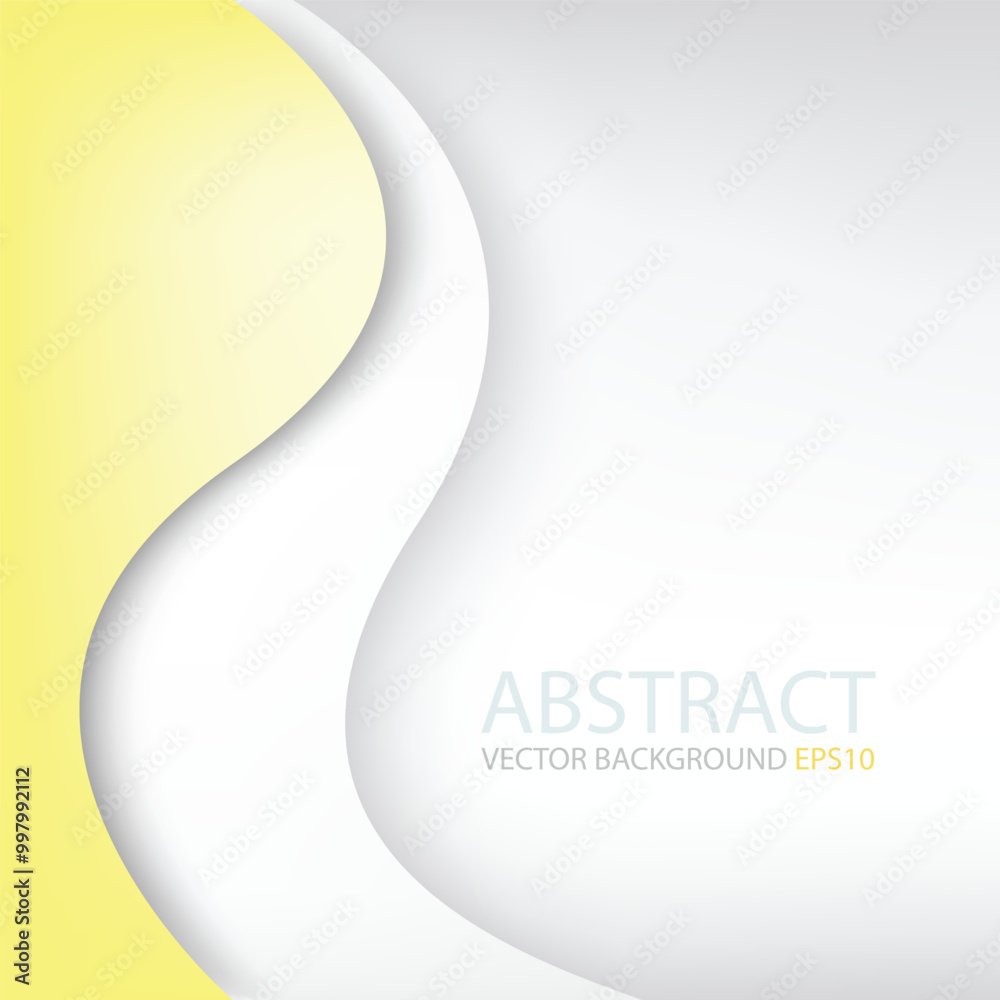 Poster graphic vector curve line overlap background for text and message design