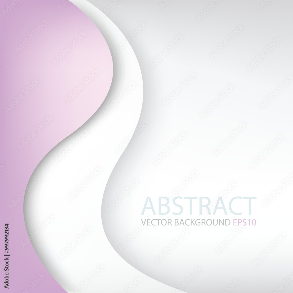 Poster graphic vector curve line overlap background for text and message design