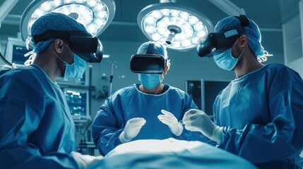 The Surgeons Using Virtual Reality