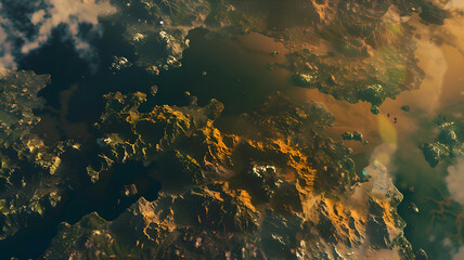 Mountainous Terrain Battle Map for Sci-Fi DnD, Top-Down Tabletop Role-Playing Game Map, Futuristic Adventure Game Background for RPGs, Virtual Tabletop Map Asset for Alien Landscapes pace Exploration