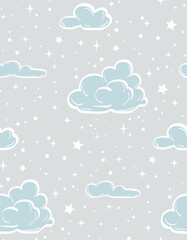 Magic Stars repeat pattern design