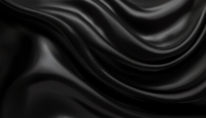 abstract background, luxury black shiny fabric or liquid wave or grunge silk texture satin velvet material or luxury Christmas background or elegant wallpaper design, background