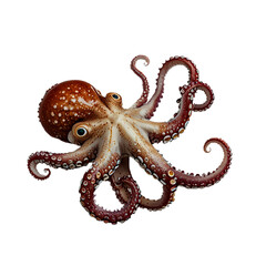 Obraz premium octopus with transparent background PNG and JPEG image