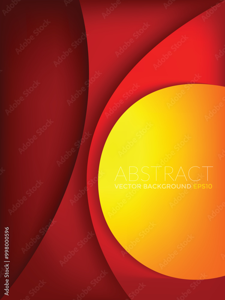Poster graphic vector curve line overlap background for text and message design