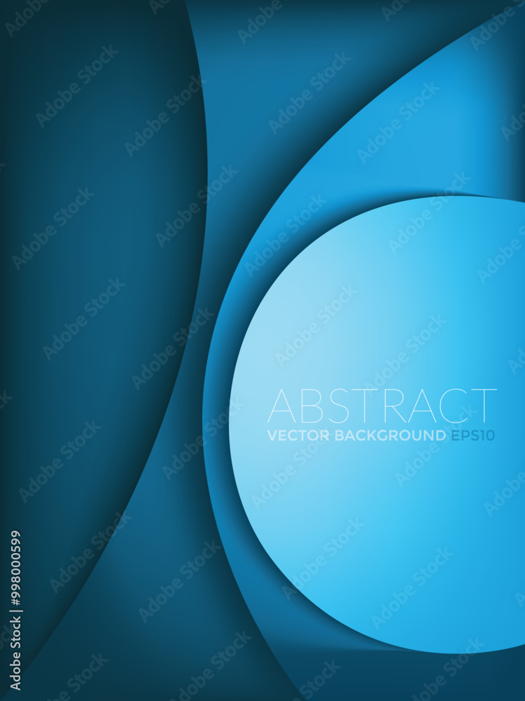 Poster graphic vector curve line overlap background for text and message design