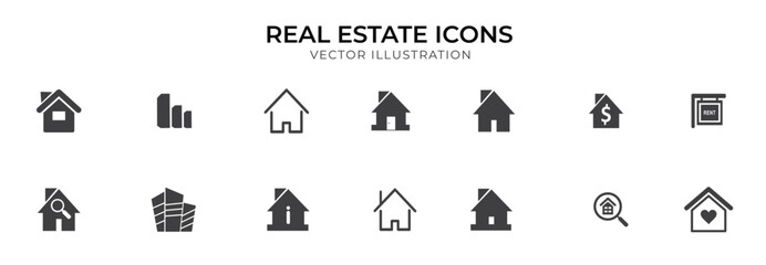 Real estate icons