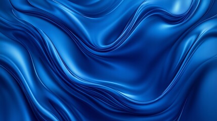 A mesmerizing blue abstract liquid wave background, showcasing smooth and flowing textures that...