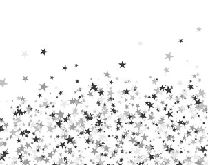 Glitter pattern made of stars