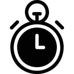 Simple vector icon stopwatch